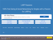 Tablet Screenshot of larppassions.com